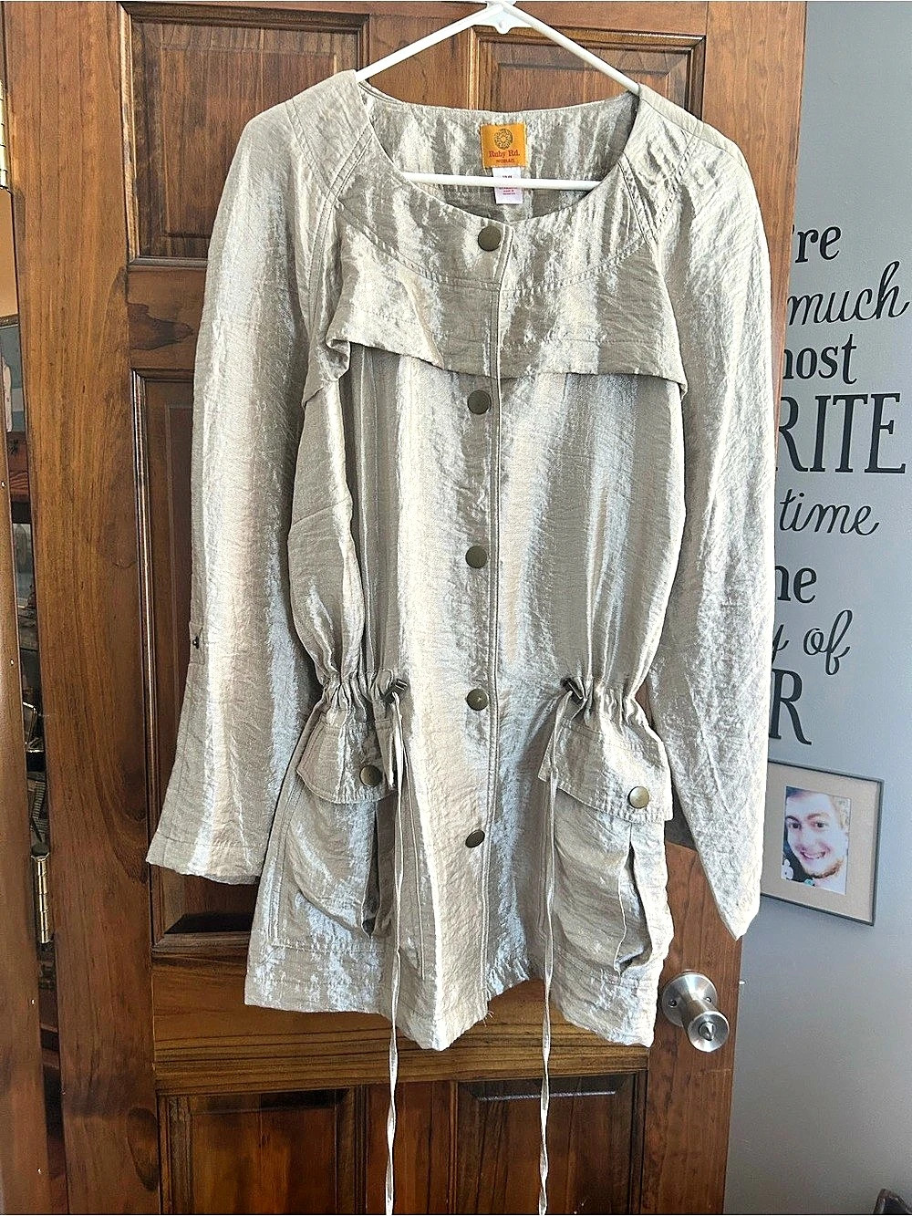 Ruby Rd. Silver Utility Jacket